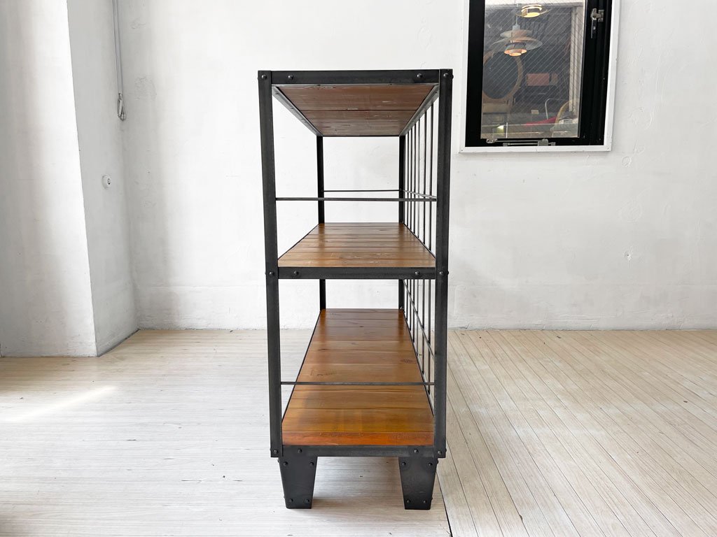 㡼ʥ륹 ե˥㡼 journal standard Furniture  磻  CALVI WIDE SHELF LIGHT BROWN ѥ  