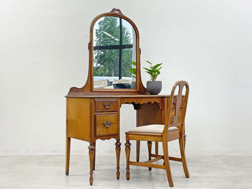 С&ե˥㡼 Berkey&Gay Furniture Co. ɥå󥰥ơ֥ Dressing Table with Mirror USƥ ȶ֥ 