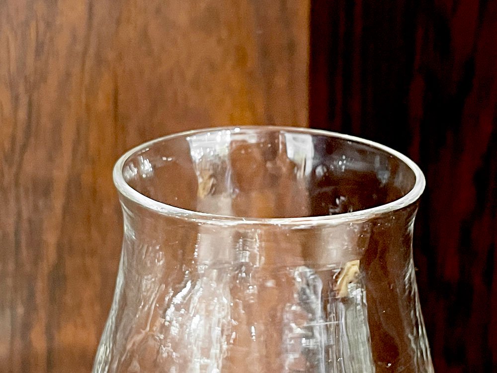 西山芳浩 ワイングラス 低 ゴブレット 型吹き硝子 チューリップ型 冷酒グラス スピリッツグラス B ◇