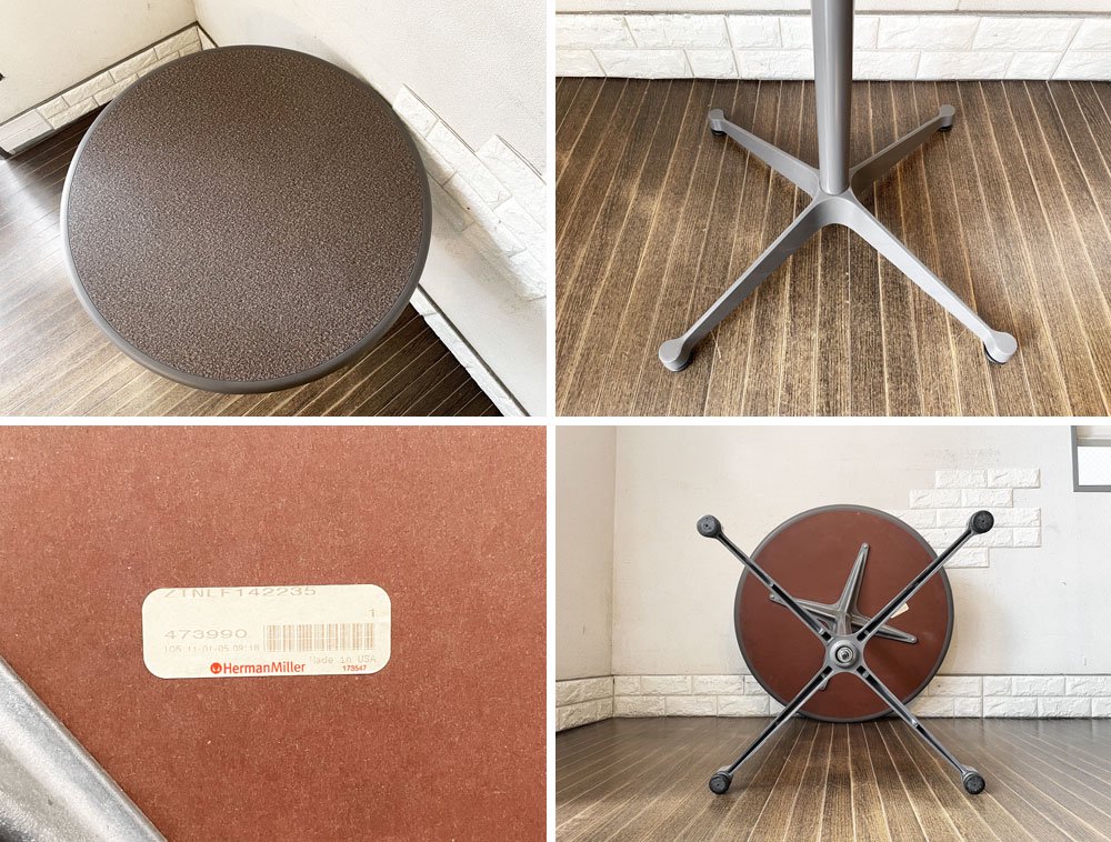 ϡޥߥ顼 Herman Miller ȥ饯ȥơ֥ Eames Contract-Base Table 饦 76cm C&R ॺ ߥåɥ꡼ ֥顼  