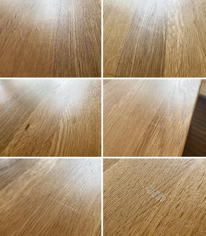 無印良品 MUJI オーク無垢材 コの字デスク コンソールテーブル W115cm