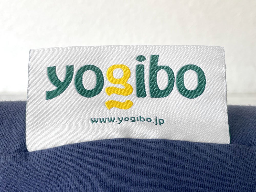ヨギボー yogibo オットマン スツ—ル ビーズクッション ネイビーブルー アメリカ 定価 \15,290- ◇