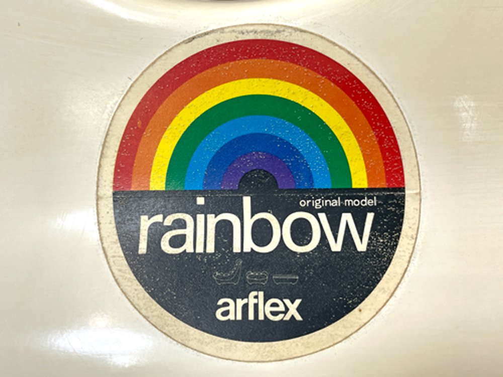 եå arflex 쥤ܡ Rainbow Chair 饦󥸥 ե ڡ  ߥåɥ꡼ ꥢ 70S  B