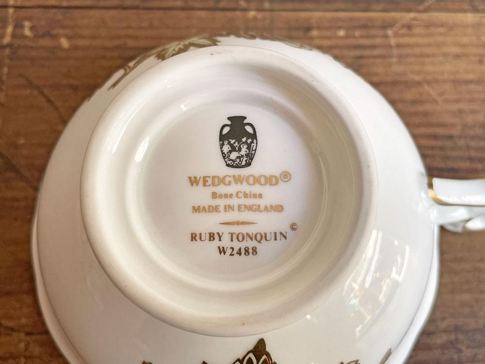 ウェッジウッド WEDGWOOD トンキンルビー TONQUIN RUBY カップ