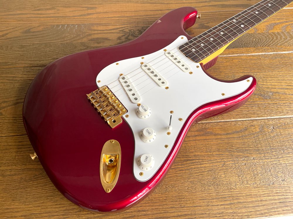 フェンダージャパン Fender Japan ST66G-TX OCR ストラトキャスター エレキギター ソフトケース付き 希少モデル ♪