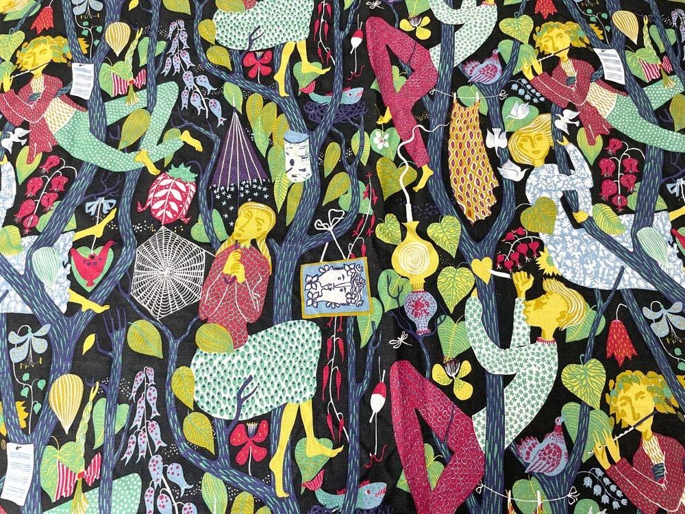 ユンバリ Ljungbergs メロディ MELODI ファブリック 生地 200×140cm
