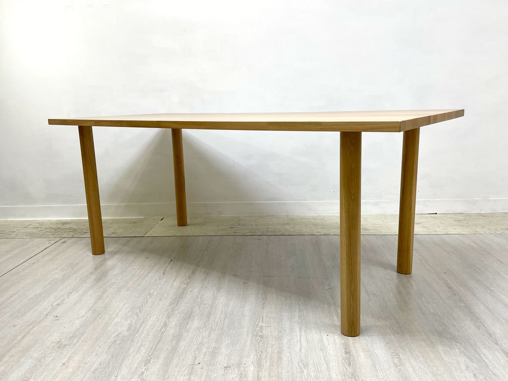 無印良品 MUJI 板と脚でできた木製テーブル ダイニングテーブル オーク