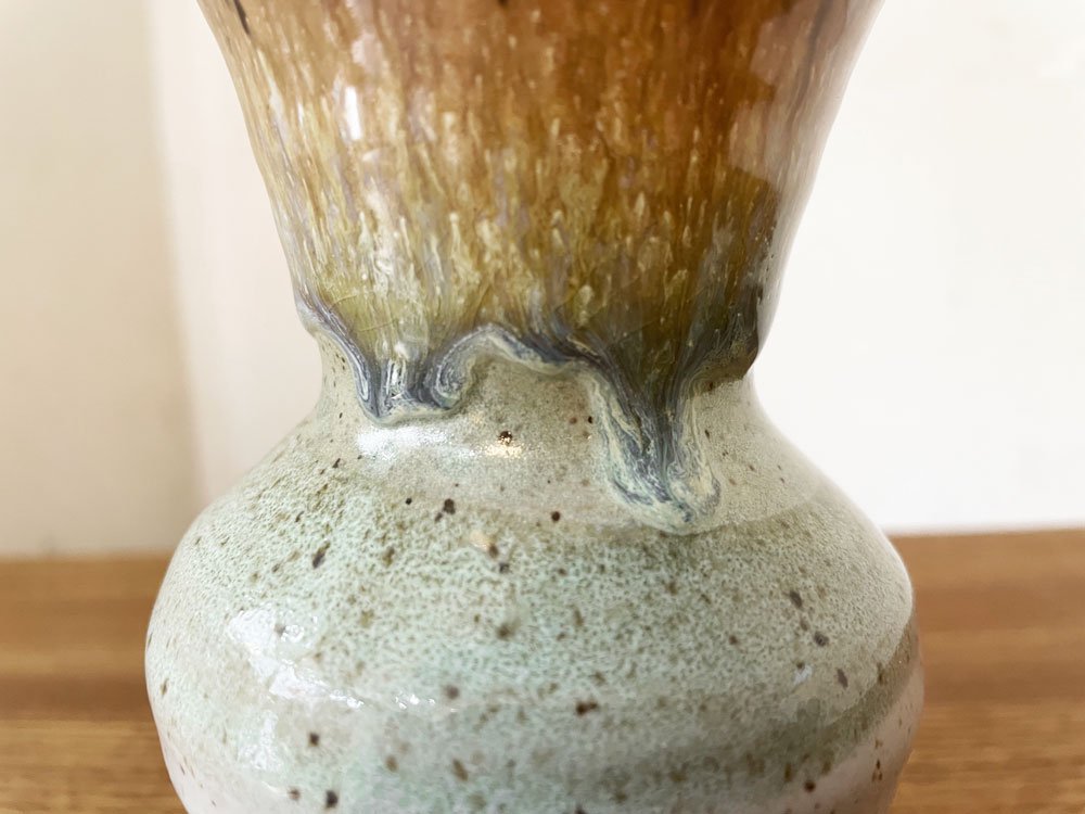 ガーネットポッタリー Garnett Pottery フラワーベース 花瓶 H16cm Stephanie & Phil Garnett アメリカ 現代作家 ◎
