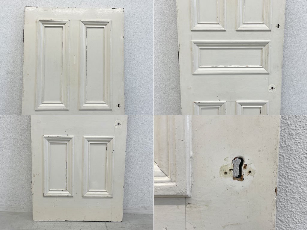 ビンテージ ペインテッド Vintage Peinted Door 木製ドア 扉 シャビーシック アパートメントドア 建具 〓