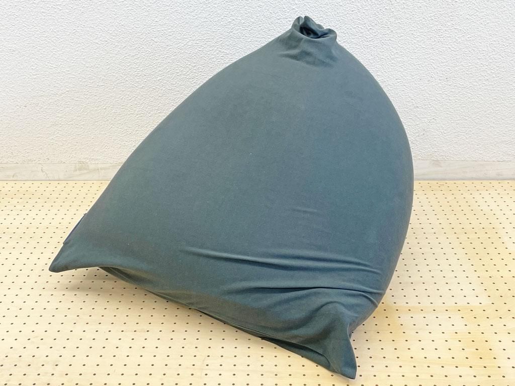 ヨギボー yogibo ピラミッド プレミアム Pyramid Premium ビーズクッション ネイビ－ブルー カバーは新品未使用品 定価￥