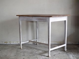 オールドメゾン old maison 古材 ペインテッド ワークデスク テーブル W99.5cm ■
