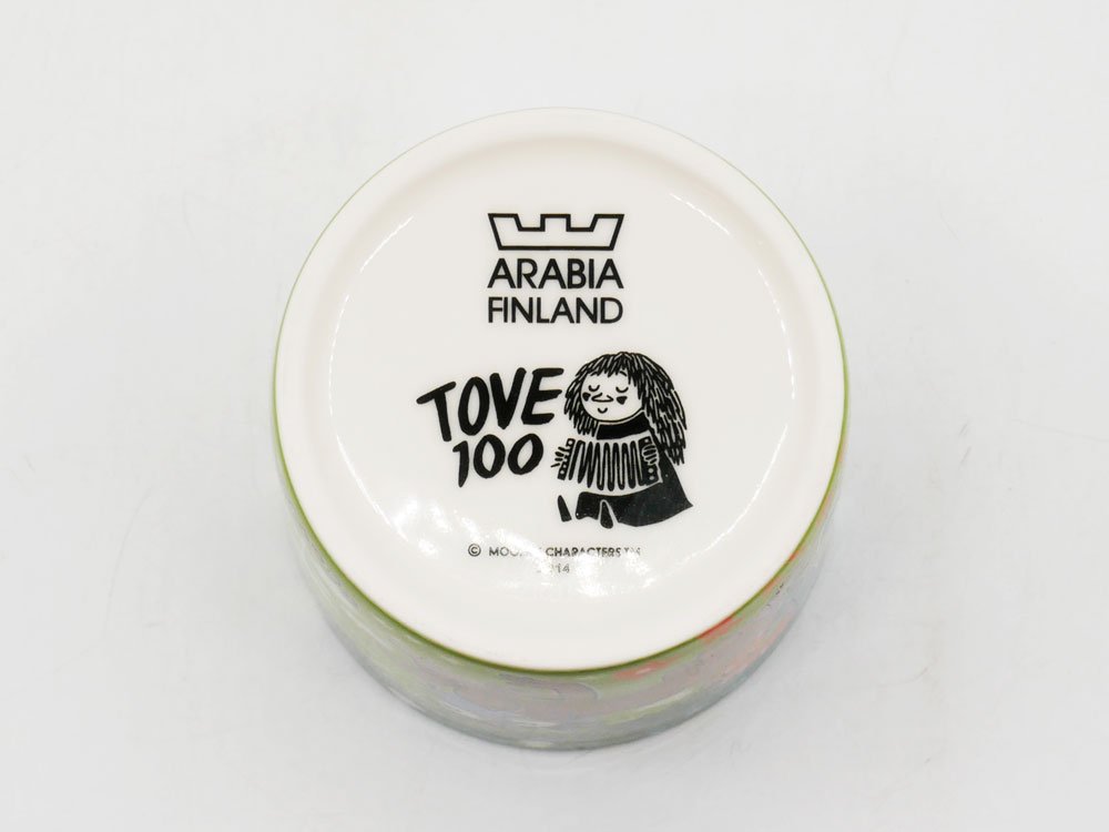 アラビア ARABIA ムーミン Moomin キャニスター トーベヤンソン 生誕100周年記念 TOVE100  2014年 旧ロゴ フィンランド 北欧食器 ●   