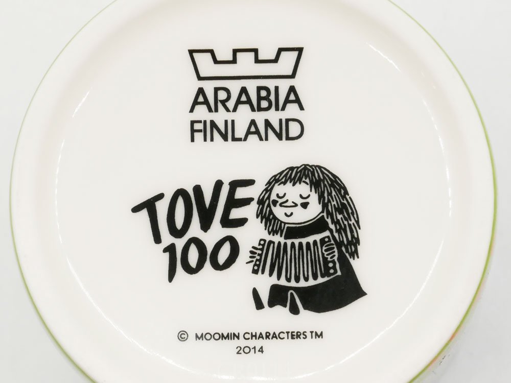 アラビア ARABIA ムーミン Moomin キャニスター トーベヤンソン 生誕100周年記念 TOVE100  2014年 旧ロゴ フィンランド 北欧食器 ●   