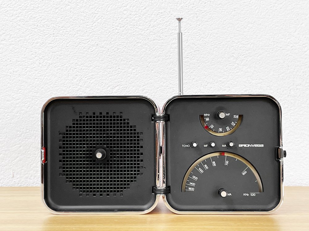 ブリオンベガ BRIONVEGA ラジオクーボ ts502 マルコ・ザヌーゾ  リチャード・サパー 1960s ビンテージ スペースエイジ イタリア ●