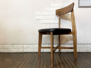 㡼ʥ륹ɥե˥㡼 j.s.F Υ CHINON CHAIR ˥󥰥 Сåɺ PVC쥶 ֥å 27,500- A 