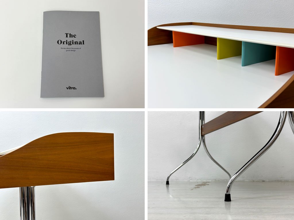 ȥ Vitra ͥ륽󥹥ååǥ Nelson Swag Leg Desk ۥ磻ȥߥ͡ŷ W99cm 硼ͥ륽 ߥåɥ꡼ 