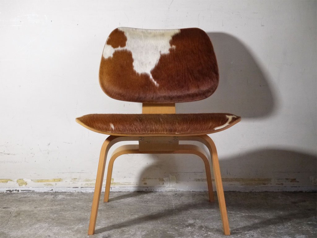 ヴィトラ vitra LCW ラウンジチェア ウッドレッグ Lounge Chair Wood アッシュ カーフスキン C&Rイームズ ミッドセンチュリー ■