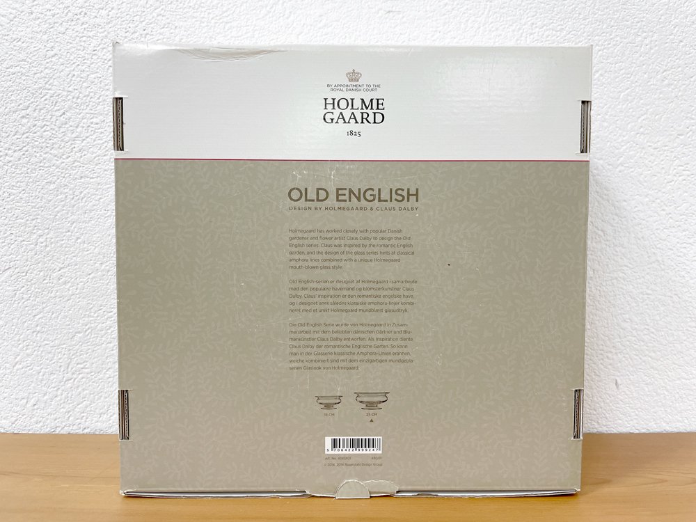 ۥ६ HOLMEGAARD ɥ󥰥å OLD ENGLISH եܥ 25cm 饹 ǥޡ ̲ Ȣդ  