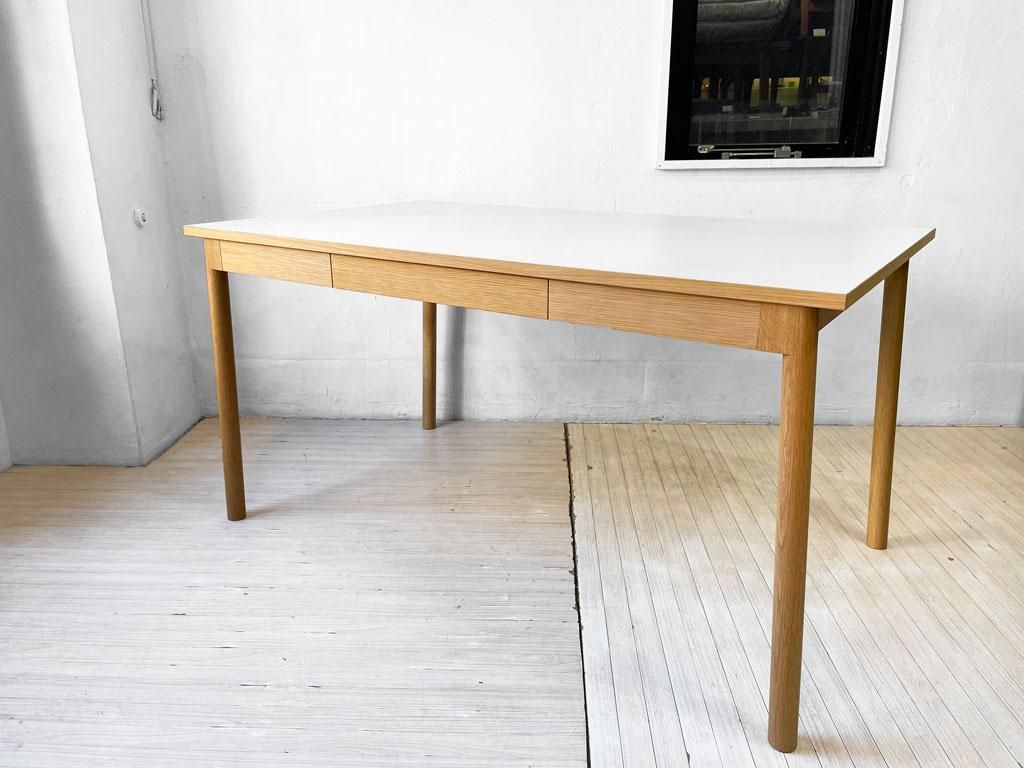 未使用 IDEE ダイニングテーブル STILT TABLE 1200 白 IDEE STILT 割引