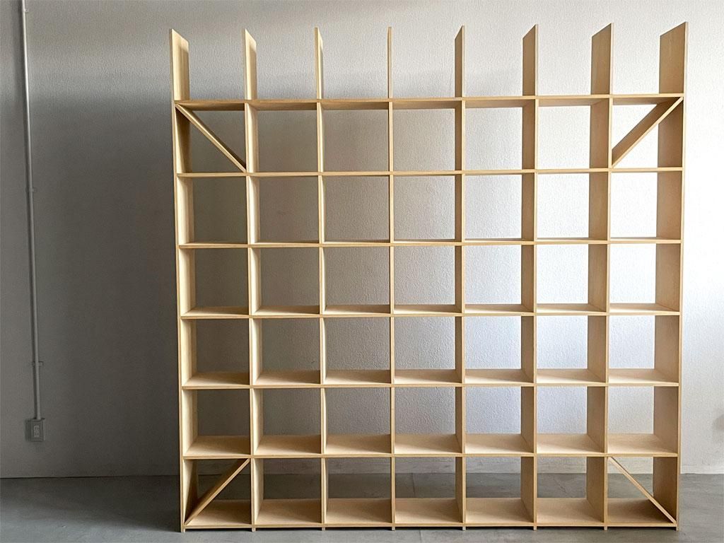 マルゲリータ 本棚 7×7 木製ラック・ウッドラック