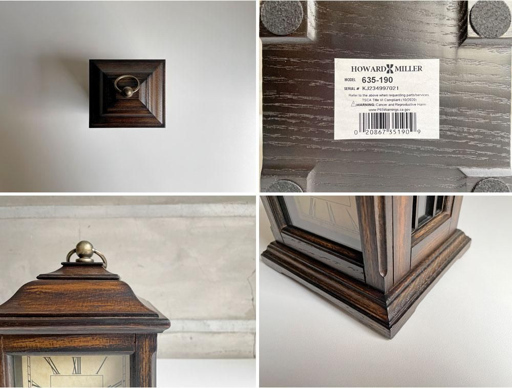 ハワードミラー Howard Miller タリア マントルクロック Talia Mantel Clock 置き時計 635190 オーク材