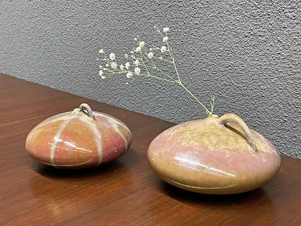 Хå Mobach ceramics ե١ ޤ luster glaze ԥ󥯷 饹 饦 15cm  åӥơ ߥåɥ꡼  
