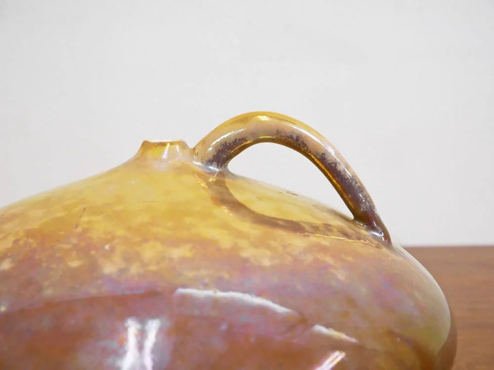 Хå Mobach ceramics ե١ ޤ luster glaze ԥ󥯷 饹 饦 17cm  åӥơ ߥåɥ꡼  