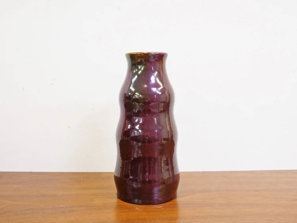 モバック Mobach ceramics フラワーベース 花瓶 luster glaze ダーク