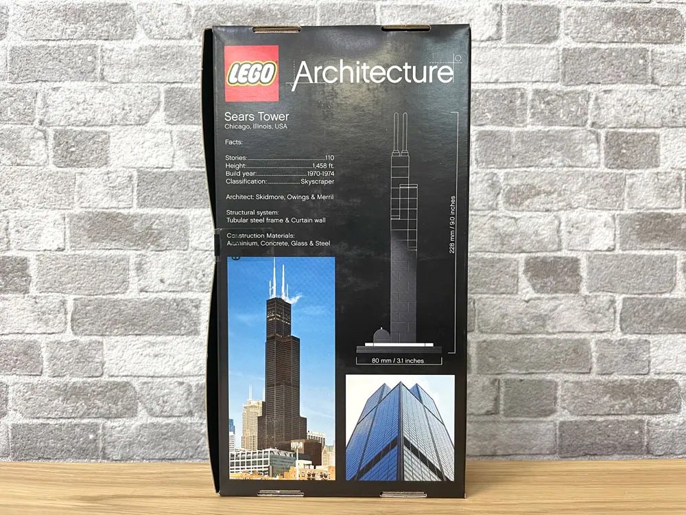 쥴 LEGO ƥ㡼 Architecture  Sears Tower 21000 ꥹ Ȣդ ̤  ǥޡ  