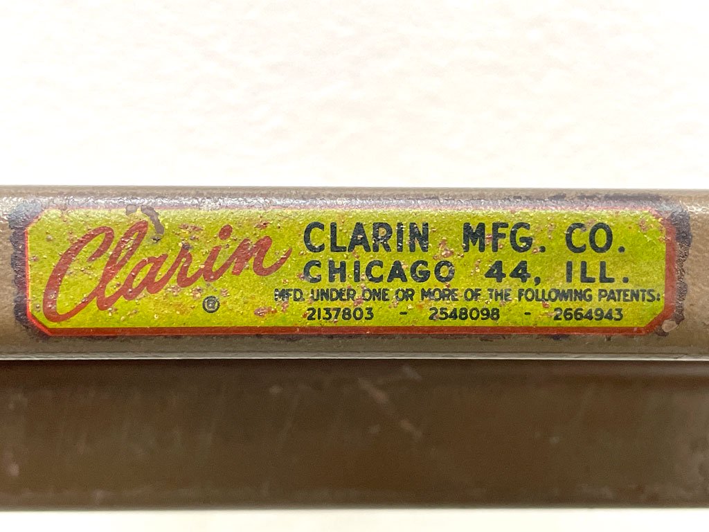  CLARIN MFG ӥơ Vintage եǥ󥰥 FOLDING CHAIR ĺ ޤꤿ ȥꥢ ꥫ USȶ ̣ A 