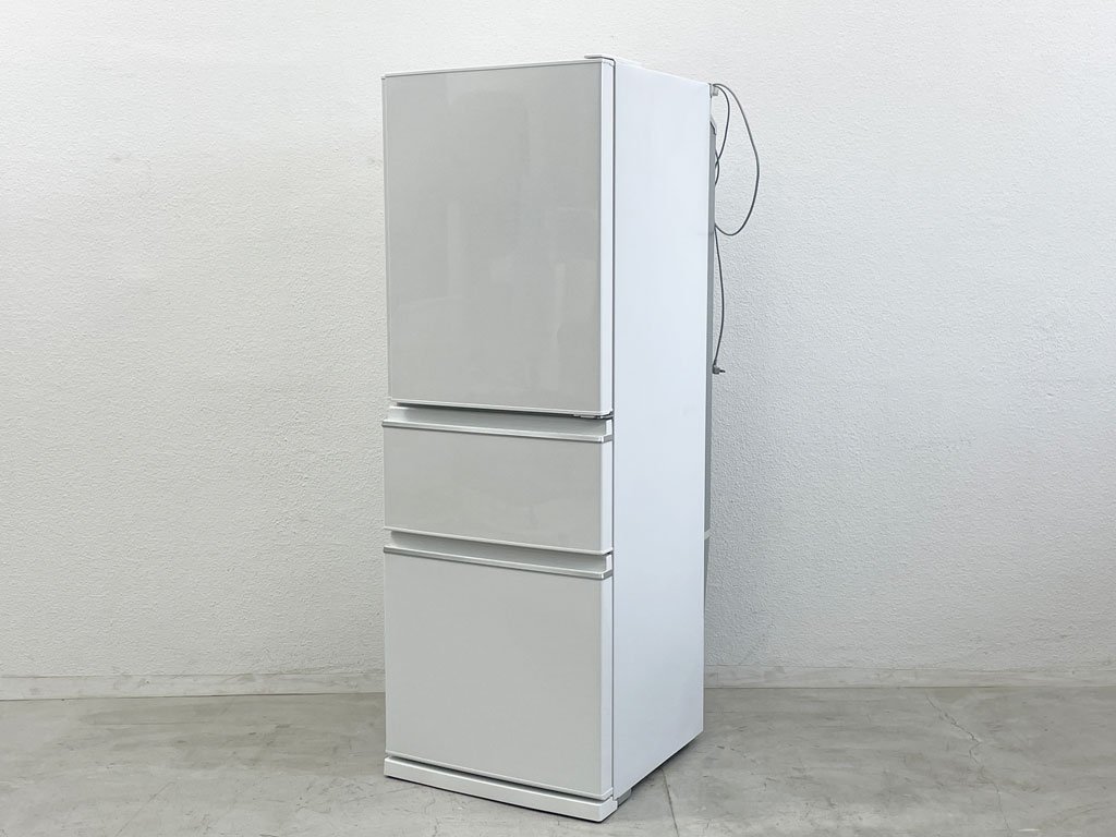 三菱 冷蔵庫 2022年製 MR-CX33G-W 330L 3ドア 右開き - 冷蔵庫
