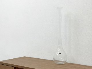 ドーム daum ガラスフラワーベース クリア H65cm 花瓶 花器 クリスタルガラス フランス ● 