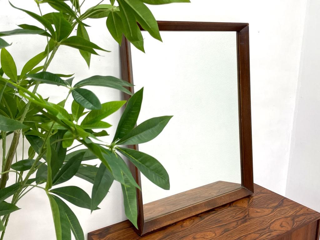 ドレクセル ヘリテイジ DREXEL HERITAGE リシェル RISHEL 木製フレーム ミラー 鏡 立て掛け 米軍 サープラス 80's USビンテージ TOKYO RECYCLE