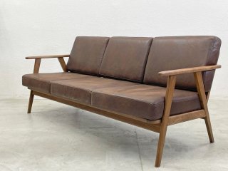 å奲 CRASH GATE ϥꥹ 3ե HARRIS SOFA  LT-02 CACAO 쥶ƥå  Ÿ 