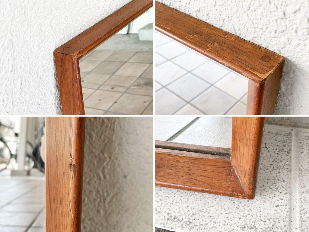 ドレクセル ヘリテイジ DREXEL HERITAGE リシェル RISHEL 木製フレーム ミラー 鏡 立て掛け 米軍 サープラス 80's USビンテージ TOKYO RECYCLE