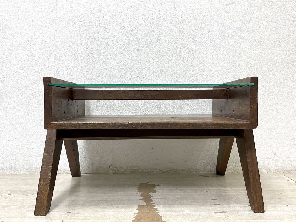 ԥ른̥ Pierre Jeanneret ҡơ֥ Coffee Table ⡼ ̵ 饹 ǥ 쥿ͭ 60s CHH/T57  