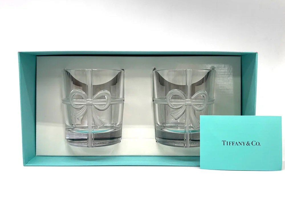 ティファニー Tiffany & Co. ボウグラス ペア 2客セット タンブラー 