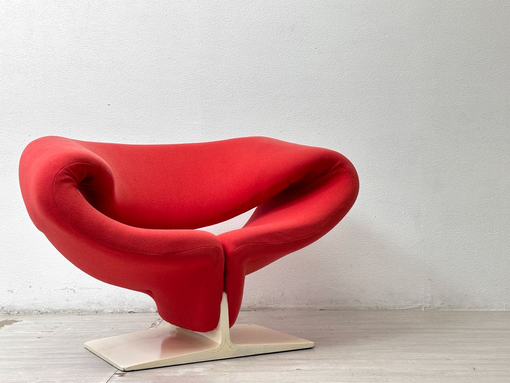 ƥե Artifort ܥ Ribbon Chair ӥơ 饦󥸥 ԥ롦ݥ Pierre Paulin ̾ åɥ١ ߥåɥ꡼ 