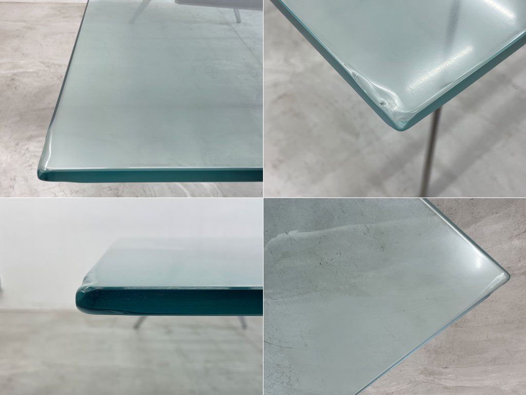 եåĥϥ󥻥 Fritz Hansen T-NO.1 ǥӥ奢ơ֥ Individual Glass top table ȥåɡ֥쥤㡼 饹ȥåץơ֥ 