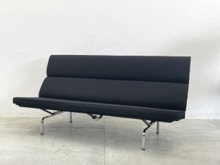 ϡޥߥ顼 Herman Miller ॺ ե ѥ Eames Sofa Compact 3ե ֥å C&R. ॺ ߥåɥ꡼