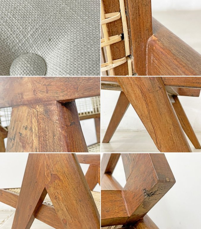 ԥ롦̥ Pierre Jeanneret  Easy Chair ̵ ǥ 쥿ͭ 1955-1956 I.B.H.O/Pb/37 ӥơ 