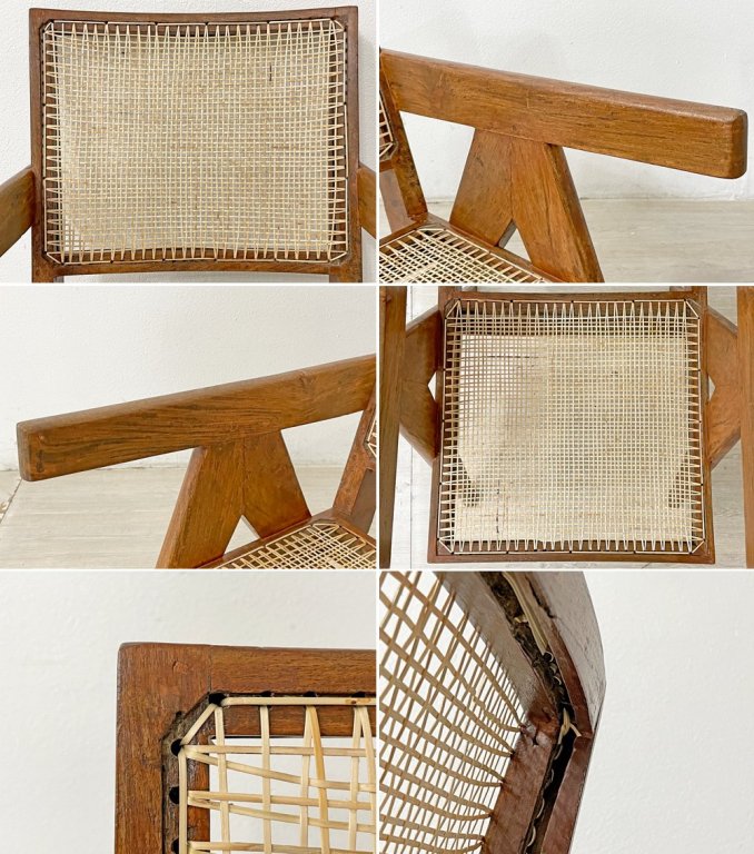ԥ롦̥ Pierre Jeanneret  Easy Chair ̵ ǥ 쥿ͭ 1955-1956 I.B.H.O/Pb/77 ӥơ 