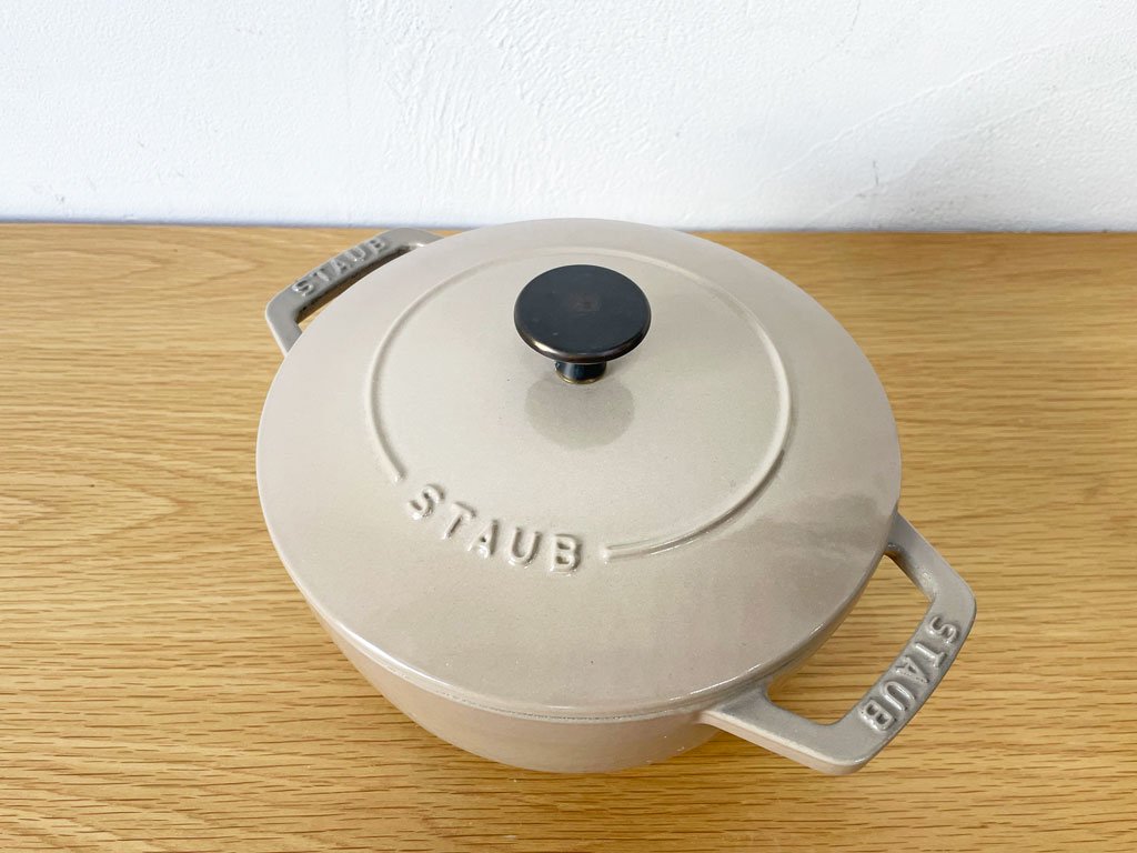 ストウブ staub ワナベ Wa-NABE Mサイズ リネン キャセロール 両手鍋 ...