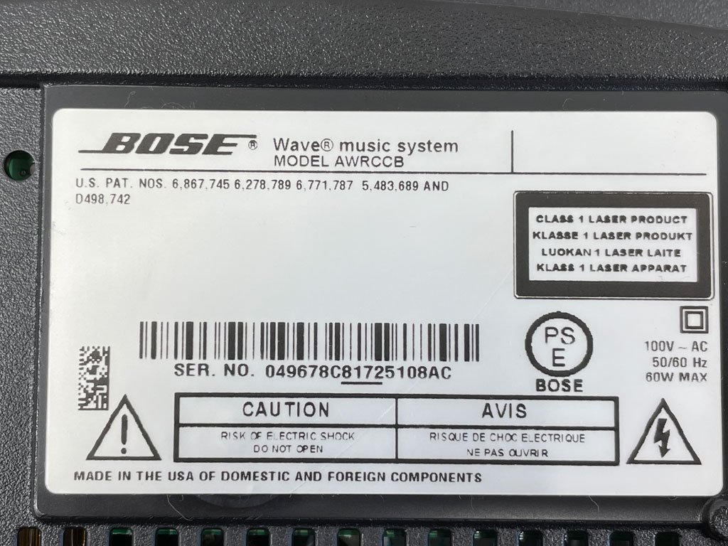 ܡ BOSE ֥ߥ塼åƥ Wave Music System AWRCCB CD/饸 ˥ॷС ưǧ ⥳ʤ 