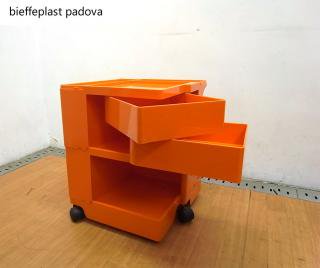 ●BIEFFEPLAST PADOVA社製 ビンテージ ボビーワゴン オレンジ 2段