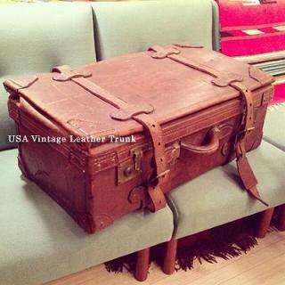USA Vintage Leather Trunk