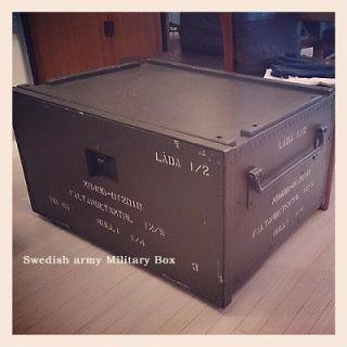 Swedish army military BOX