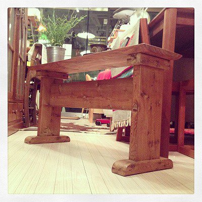 Hand Craft  Wood Bench & Table