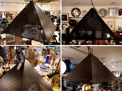 70's yamagiwa TRIMESH Pendant Lamp Designed by Syohei Mihara