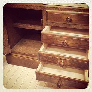  Vintage Oak Wood Cabinet & Chest / ӥơ७ӥͥåȡ